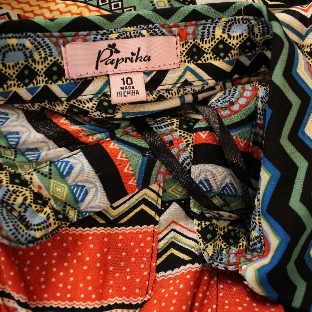 Aztec Pattern Dress - image 3